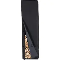 Lendo Online Housse pour Range-bûches 100x25x196 cm Noir