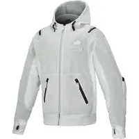 Alpinestars Sweat à capuche zippé Moflow Air Tech pour moto, gris, 2XL