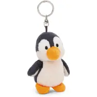 Nici Unisexe, Porte-clés, Schlüsselanhänger Pinguin GREEN, Orange, Blanc, Gris