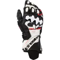 Alpinestars Gants En Cuir GP Plus R V3 Black White Red Fluo, Taille: XL