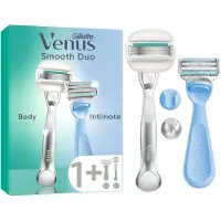 Gillette venus Venus Intimate, Rasierer +2 Ersatzklingen (1x)