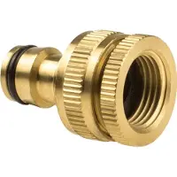 Cellfast Raccord Pour Robinet De Jardin 1/2' Ou 3/4' Laiton