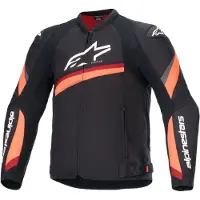 Alpinestars Veste T-GP Plus R V4 Black Red Fluo, Taille: XL