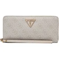 GUESS Porte-monnaies 'Laurel II' sable / blanc