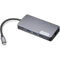 Lenovo Station d'accueil/réplicateur de ports pour ordinateur portable GX91M73946, filaire, USB 3.2 Gen 1 (3.1 Gen 1), Type-C, gris