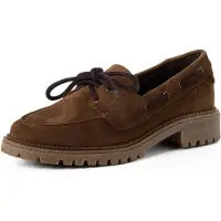 Tamaris Chaussure à lacets marron châtaigne