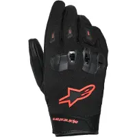 Alpinestars Gants Imperméables SP X Z Black Red Fluo