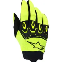 Alpinestars Gants Full Bore V2 Junior Et Enfant Yellow Fluo Black