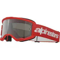 Alpinestars Masque Vision 3 Wordmark Red Mirror Silver, Taille: One Size