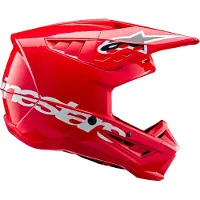 Alpinestars Casque S-M5 Corp ECE 22.06 Bright Red Glossy, Taille: XS
