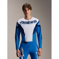 Alpinestars Maillot A-Supra Melt Blue, Taille: XL