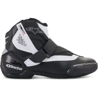 Alpinestars SMX-1 R V2, bottes courtes ,Noir/Blanc ,38 EU