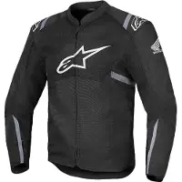 Alpinestars Veste Honda T-SPS Air V2 Black Dark Gray Ice Gray, Taille: XL