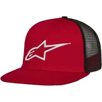 Alpinestars Casquette Trucker Corp Red Black, Taille: One Size
