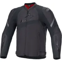 Alpinestars T-GP Plus R V4, veste en textile ,Noir/Noir ,S