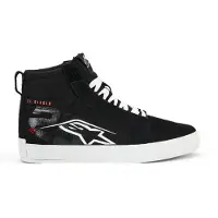 Alpinestars FQ20 Ride-63 Canvas Chaussures Black White Bright Red, Taille: 9.5