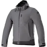 Alpinestars Veste À Capuche Imperméable Neo Tar Gray Black, Taille: XL