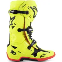 Alpinestars Bottes Tech 10 Yellow Fluo Black Red Fluo