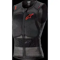 Alpinestars Gilet De Protection Nucleon Flex Pro Transparent Smoke Red Black, Taille: XS