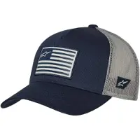Alpinestars Casquette Snapback Flag Navy Grey, Taille: One Size