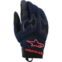 Alpinestars Gants Manti Air Deep Blue Red Fluo Asphalt