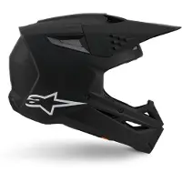 Alpinestars S-M3 Noir Mat Casque Motocross Taille 2XL