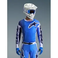 Alpinestars Racer Air Portl Long Sleeve Jersey Bleu S Homme