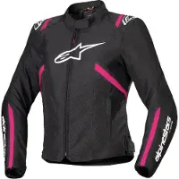 Alpinestars Veste Imperméable Stella T-SPS V2 Black White Diva Pink, Taille: XXL