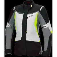 Alpinestars Veste Imperméable Stella ST-1 Ice Gray Black Yellow Fluo