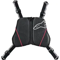 Alpinestars Protection De Poitrine Nucleon Kr-C Black White Red, Taille: XS/S