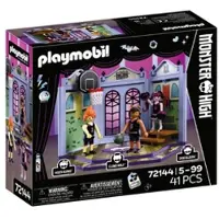 Playmobil Monster High 72144 - Draculaura au gymnase avec Clawd Wolf et Heath Burns