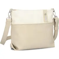 Zwei Sac à bandoulière 'JANA J8' beige / blanc