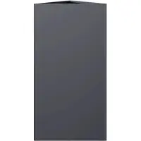 vidaXL Jardinière anthracite triangulaire 40x34,5x70 cm acier