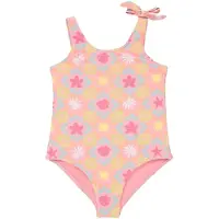 Roxy Check Tw Swimsuit Rose 2 Years Fille