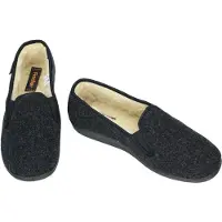 Fischer Markenschuh Fischer : chaussures de marque, chaussures pour hommes, chaussons, noir, chaussures de loisirs