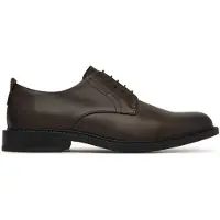HUGO Chaussures derby en cuir avec logo en relief