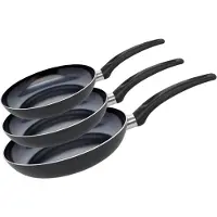 Elo Set de 3 Poêles 24, 28 et 32 cm céramique sans Prima Cucina