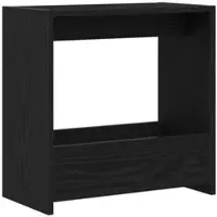 vidaXL Table d'appoint Chêne noir 50 x 26 x 50 cm Bois d'ingénierie