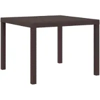 vidaXL Ensemble de salon de jardin avec coussins, 3 pièces, marron et crème, en polypropylène