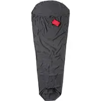 Cocoon Ripstock Silk Expedition Liner Bed Sheet Noir 215 x 85-48 cm