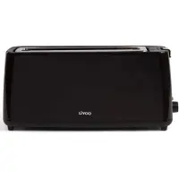 Livoo Grille-pain 1 fente 800w noir - - DOD168N -