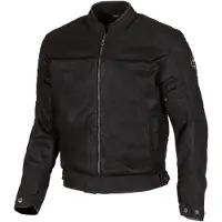 Merlin Veste textile pour moto Waltham D3O Cotec Air, noire, taille 3XL, avec perforations