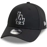 New Era Casquette de sport 'Los Angeles Dodgers Pop Outline 9FORTY' noir