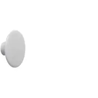 Muuto Dots Wood Lot de Hooks Grey | Ø 9 cm