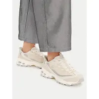 SKECHERS Baskets basses 'D Lites-Smooth-Nostalgia' beige / ivoire / gris