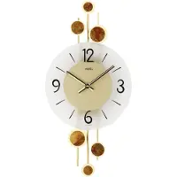 AMS Horloge murale à quartz , mouvement à quartz, 23x47x5cm, 9389