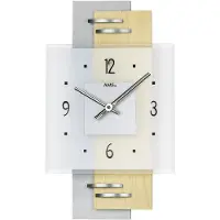 AMS Horloge murale à quartz , mouvement à quartz, 22x36x5cm, 9248