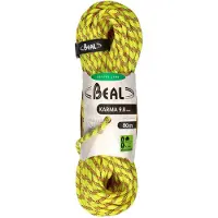 BEAL - Corde d'escalade - Karma 9.8mm Jaune - Taille 80 m