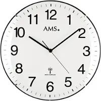 AMS Horloge murale radio, mouvement radio, D32x5cm, 5960