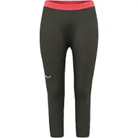 Salewa Cristallo Warm Alpine Merino Responsive 3/4 Base Layer Pants Vert XL Femme